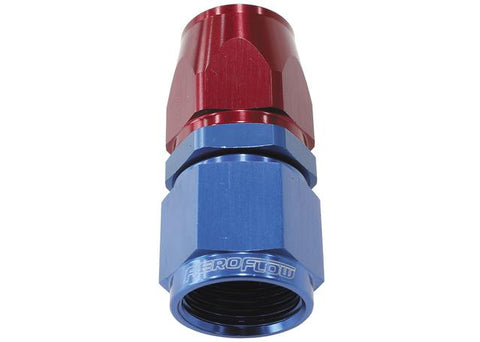 Aeroflow AF201-12D Alloy Straight Hose End -12AN Blue