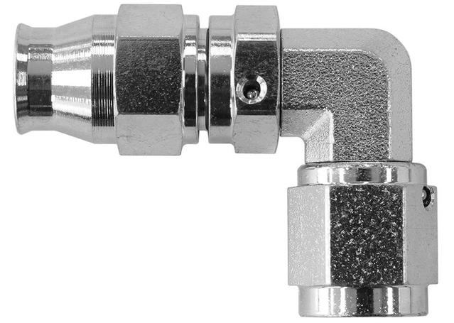 Aeroflow AF203-03S Steel 90 Deg Hose End -3AN Steel