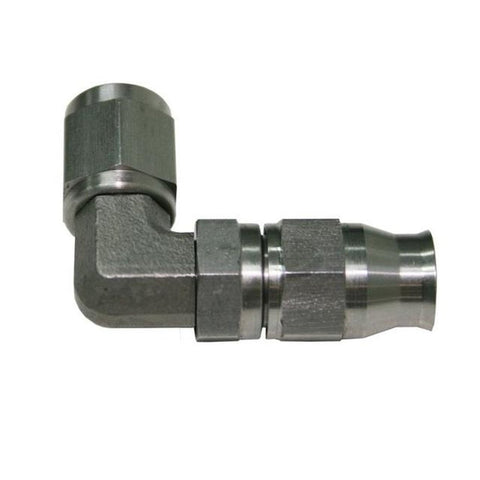 Aeroflow AF203-06S Steel 90 Deg Hose End -6AN Steel Full