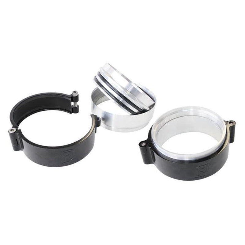 Aeroflow AF25-4000BLK 4.0" Billet Intercooler Clamp Quick