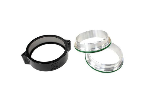 Aeroflow 5.0" Billet Intercooler Clamp Quick Connect Black