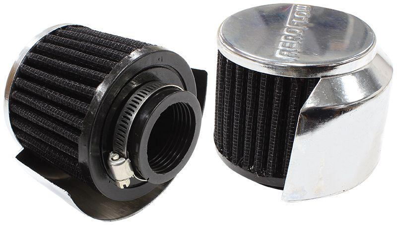 Aeroflow AF2871-1513 1-3/8" Breath Filter W/ Shield3"