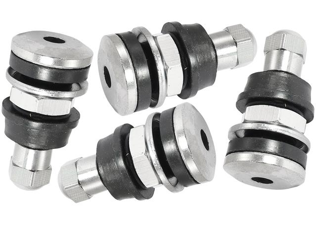 Aeroflow Bolt In Wheel Valve Stems Chrome 7/16" 5/8"