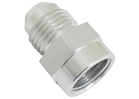 Aeroflow M14 X 1.5 Inverted Seat To -6 AN Silver