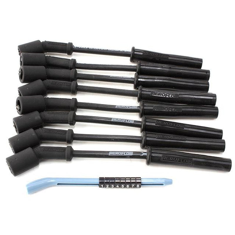 Aeroflow Ignition Lead Set Black Fits Holden Ls1