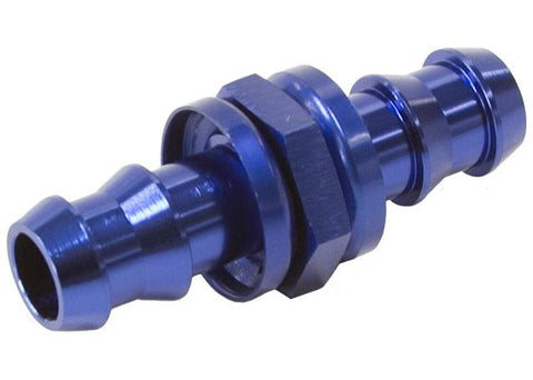 Aeroflow AF410-06 -6 Push Lock Barb Joiner Blue 3/8" Male