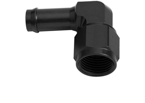 Aeroflow AF413-08BLK Female -8AN 90Deg To 1/2" Barb Black