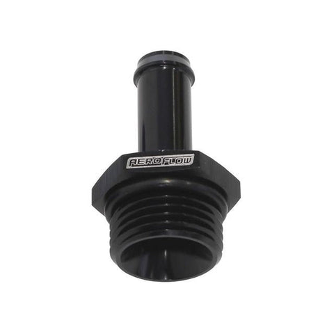 Aeroflow AF414-08-06BLK -8ORB To 3/8" Push On Barb Black