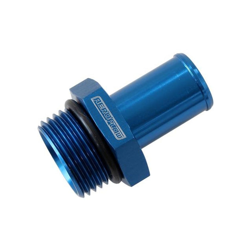 Aeroflow -12ORB to 3/4" Push On Barb Blue