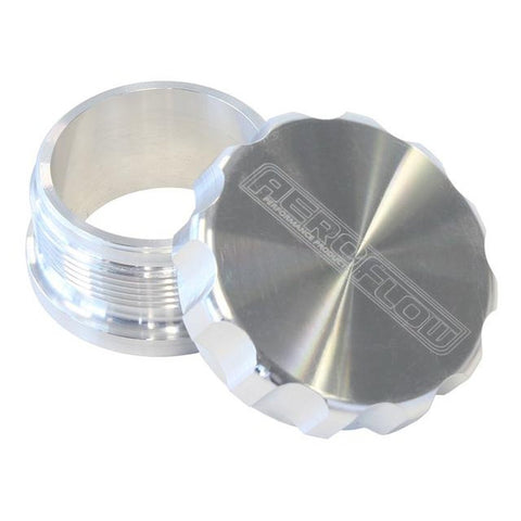 Aeroflow AF460-32 2" Alum Weld Bung And Cap Raw Alloy