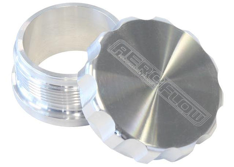 Aeroflow AF460-24 1.5" Alum Weld Bung And Cap Raw Alloy