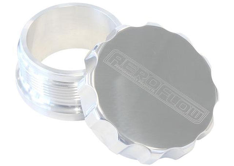 Aeroflow AF460-48P 3" Alum Weld Bung And Cap Raw Weld On
