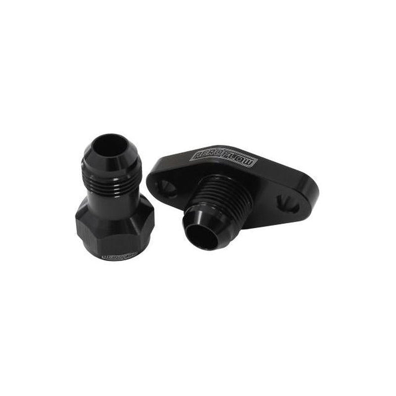 Aeroflow Turbo Drain Adapter -10AN 51mm Hole Centres