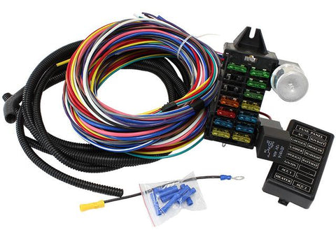 Aeroflow 12 Circuit Univrsal Wire HarneBraid Wire Shield