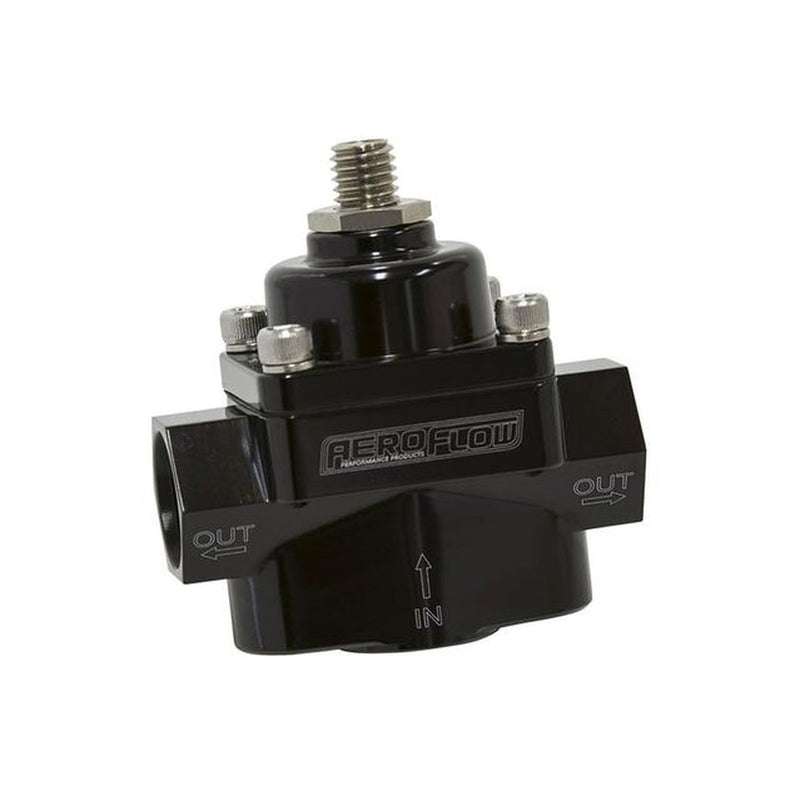 Aeroflow AF49-3000BLK Black Style Regulator 4.5-9 PSI