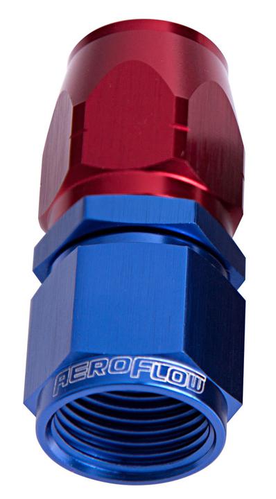 Aeroflow AF501-08 Alloy Straight Hose End -8AN Blue