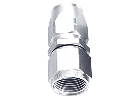 Aeroflow AF501-12S Alloy Straight Hose End -12AN Silver
