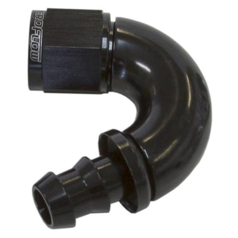 Aeroflow AF515-08BLK -8AN 150 Black Full Flow Push Lock