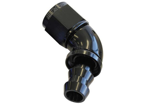 Aeroflow AF518-06BLK -6AN 60 Black Full Flow Push Lock