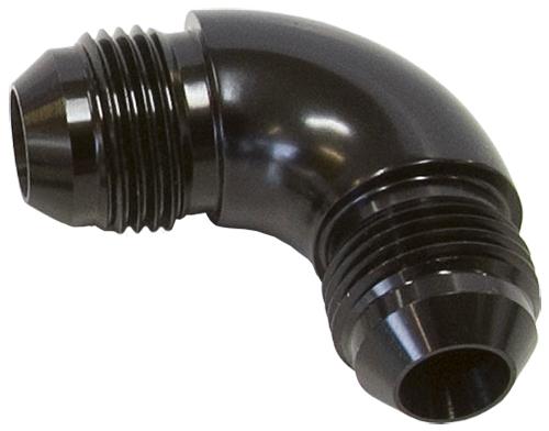 Aeroflow AF521-06BLK -6AN 90 Deg Male Flare Union Black
