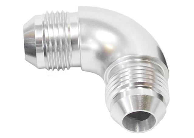 Aeroflow AF521-06S -6AN 90 Deg Male Flare Union Silver