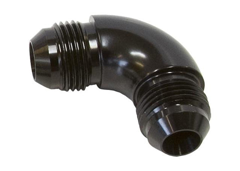 Aeroflow AF521-12BLK -12AN 90 Deg Male Flare Union Black
