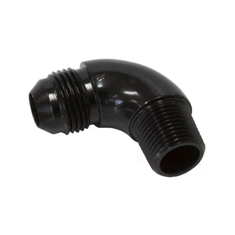 Aeroflow AF522-06-02BLK 90 Deg 1/8" To -6AN Full Flow