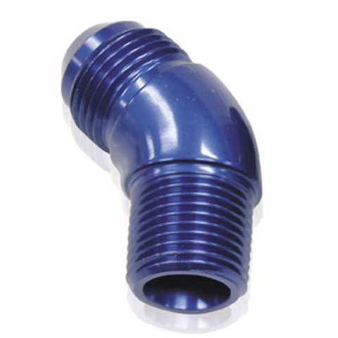 Aeroflow AF523-04 45 Deg 1/8" To -4AN Full Flow Blue No