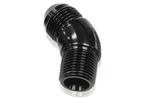 Aeroflow AF523-06-06BLK 45 Deg 3/8" To -6AN Full Flow