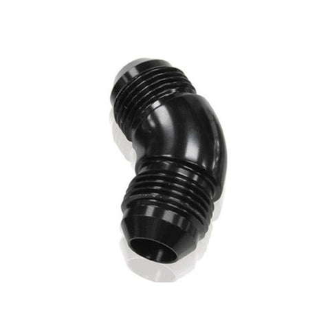 Aeroflow AF527-08BLK -8AN 45 Deg Male Flare Union Black