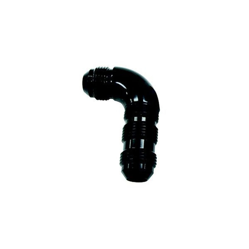 Aeroflow AF533-08BLK 90 Deg Bulkhead -8AN Full Flow Black
