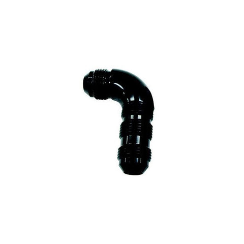 Aeroflow AF533-10BLK 90Deg Bulkhead -10AN Full Flow Black