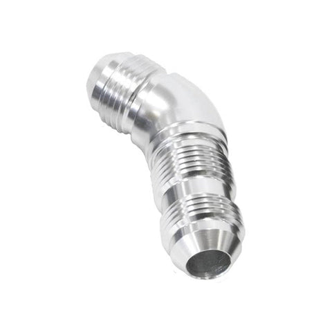 Aeroflow AF537-10S 45Deg Bulkhead -10AN Full Flow Silver
