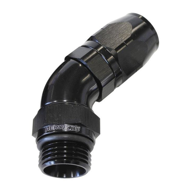 Aeroflow AF544-12-12BLK Male Hose End -12 ORB To 12 Hose