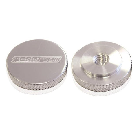 Aeroflow AF55-1002 Air Cleaner Nut 1/4" Polished Female