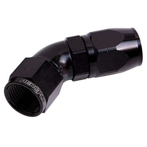 Aeroflow AF552-10BLK Alloy 45 Deg Hose End -10AN Black