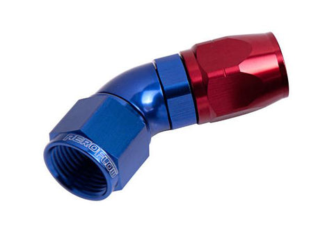 Aeroflow AF552-08-10 Stepped 45 Deg Hose End -8 Hose to