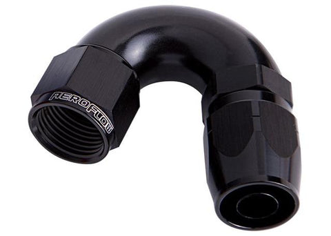 Aeroflow AF555-12-10BLK Stepped 150 Deg Hose End 12 -10AN