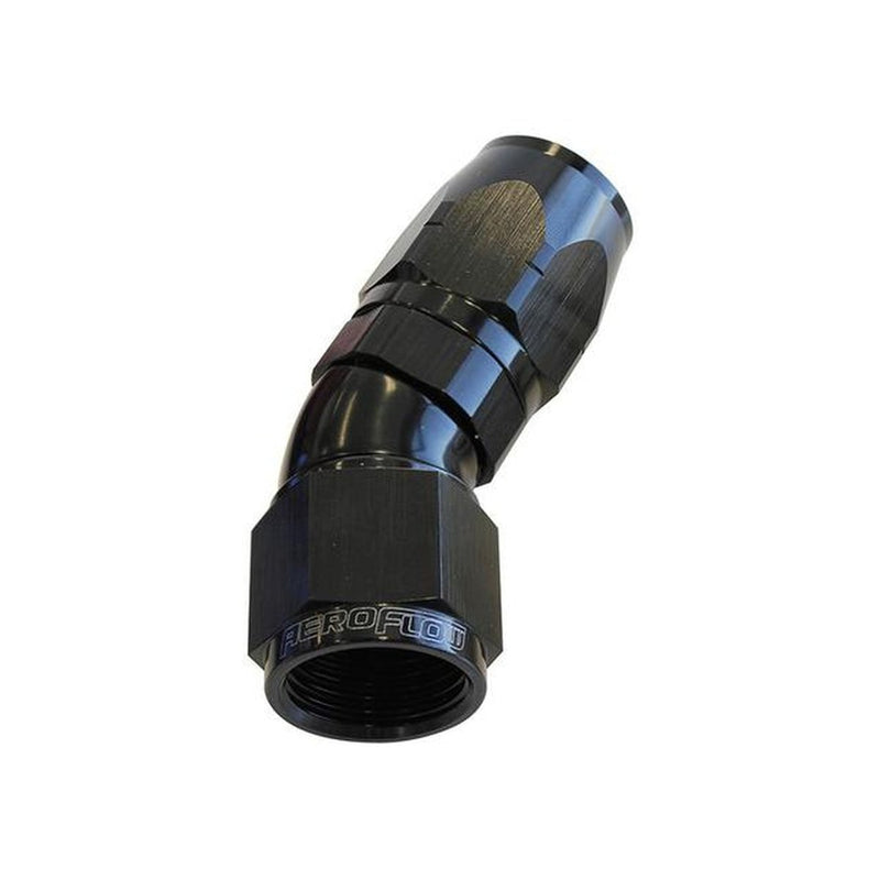 Aeroflow AF557-12-10BLK Alloy 30 Deg Hose End -12 Hose to