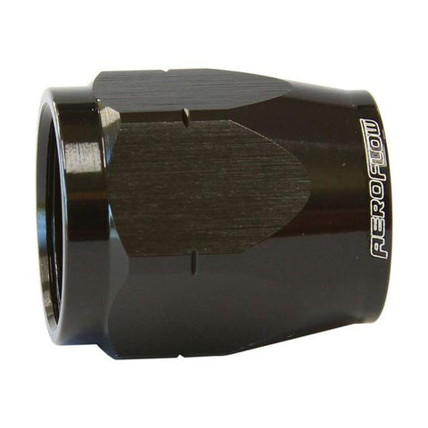 Aeroflow AF559-10DCBLK Black Hose End Socket Cutter Style