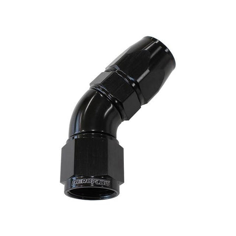 Aeroflow AF572-16DBLK 45 Deg -16AN Full Flow Teflon Hose
