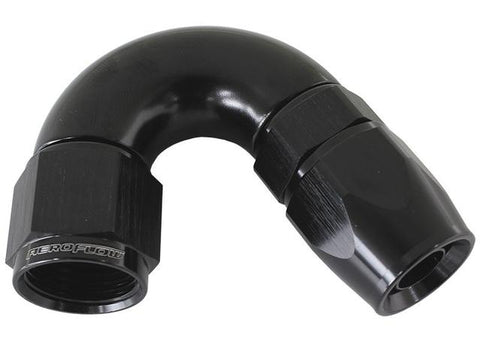 Aeroflow AF575-08DBLK 150 Deg -8AN Full Flow Teflon Hose