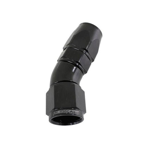 Aeroflow AF577-08DBLK 30 Deg -8AN Full Flow Teflon Hose