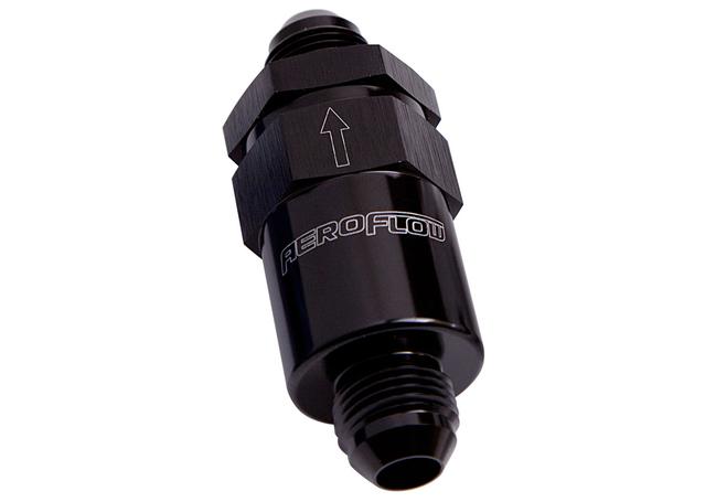 Aeroflow AF609-08BLK Billet Fuel Filter -8AN Bronze Filter