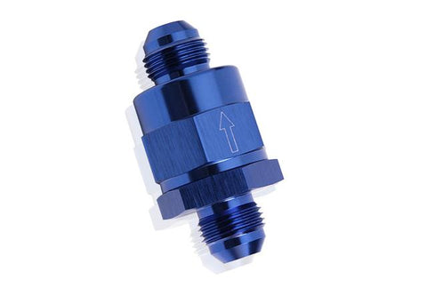 Aeroflow AF612-06 Check Valve Inline -6AN Blue / One Way
