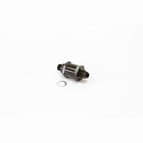 Aeroflow AF615-08BLK Checkvalve Black Male To Male Bosch