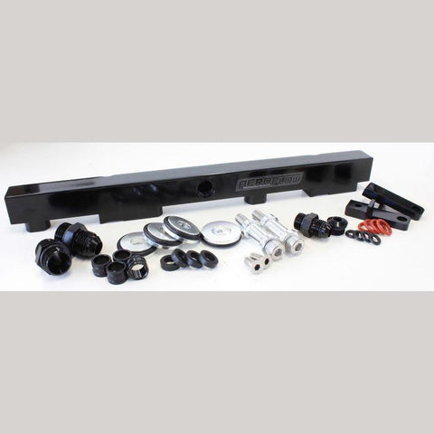Aeroflow AF64-2009BLK Fuel Rail Kit Suits SR20 Red Top
