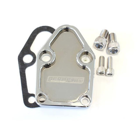 Aeroflow AF64-2028C Billet Fuel Pump Block Off Plate