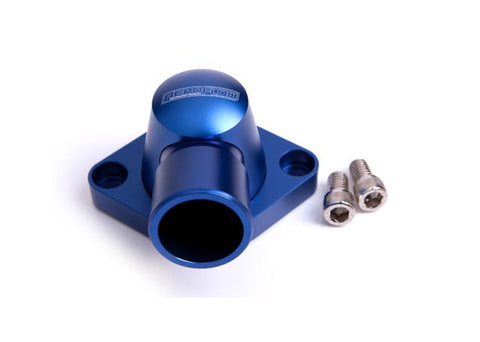 Aeroflow AF64-2034 Billet Thermostat Housing Blue Swivel