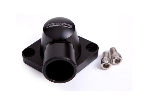 Aeroflow AF64-2034BLK Billet Thermostat Housing Black